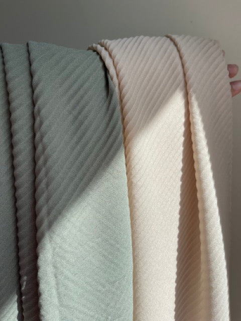 Hijabs mousseline plissé