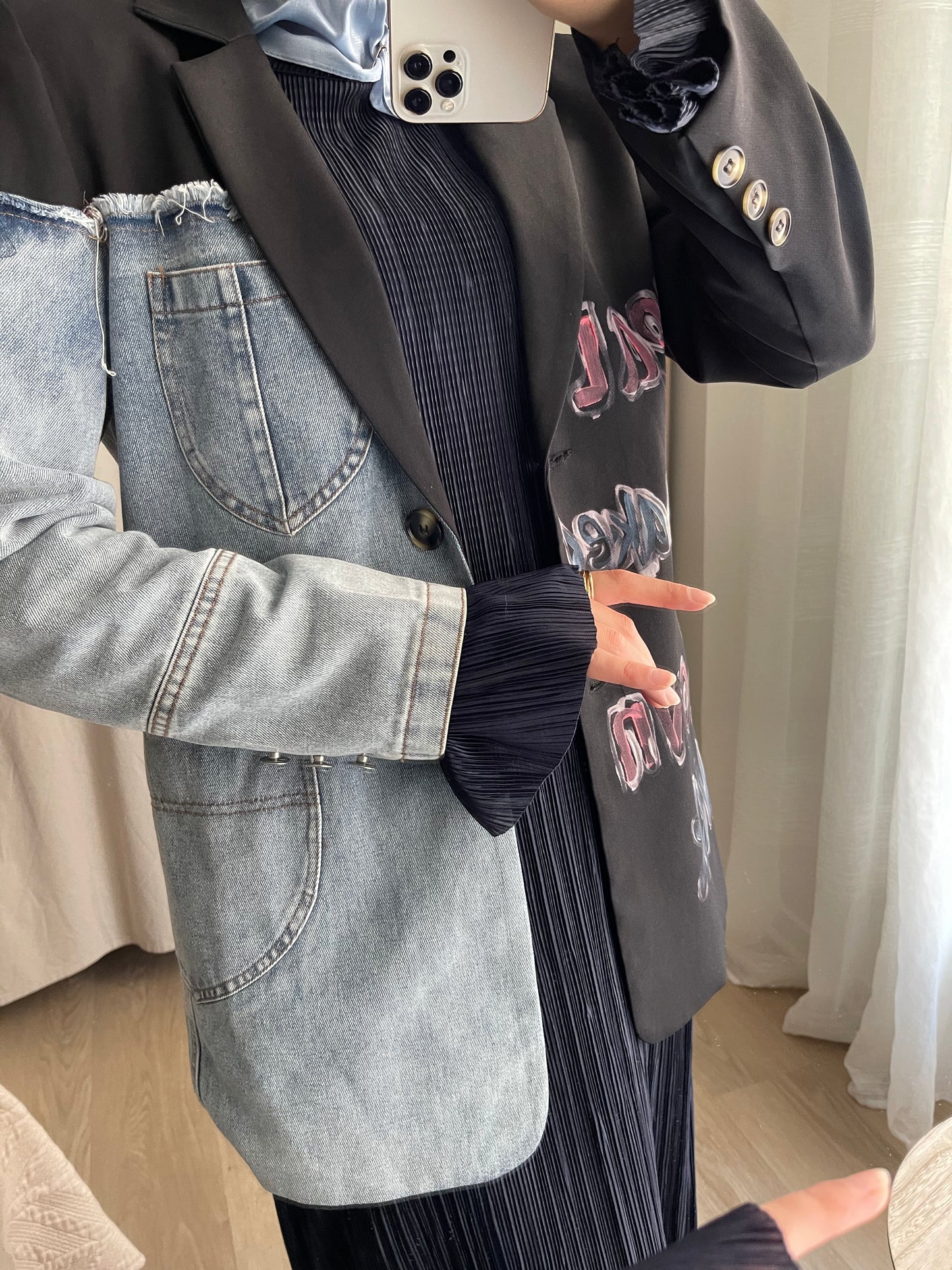 Blazer mi-jeans