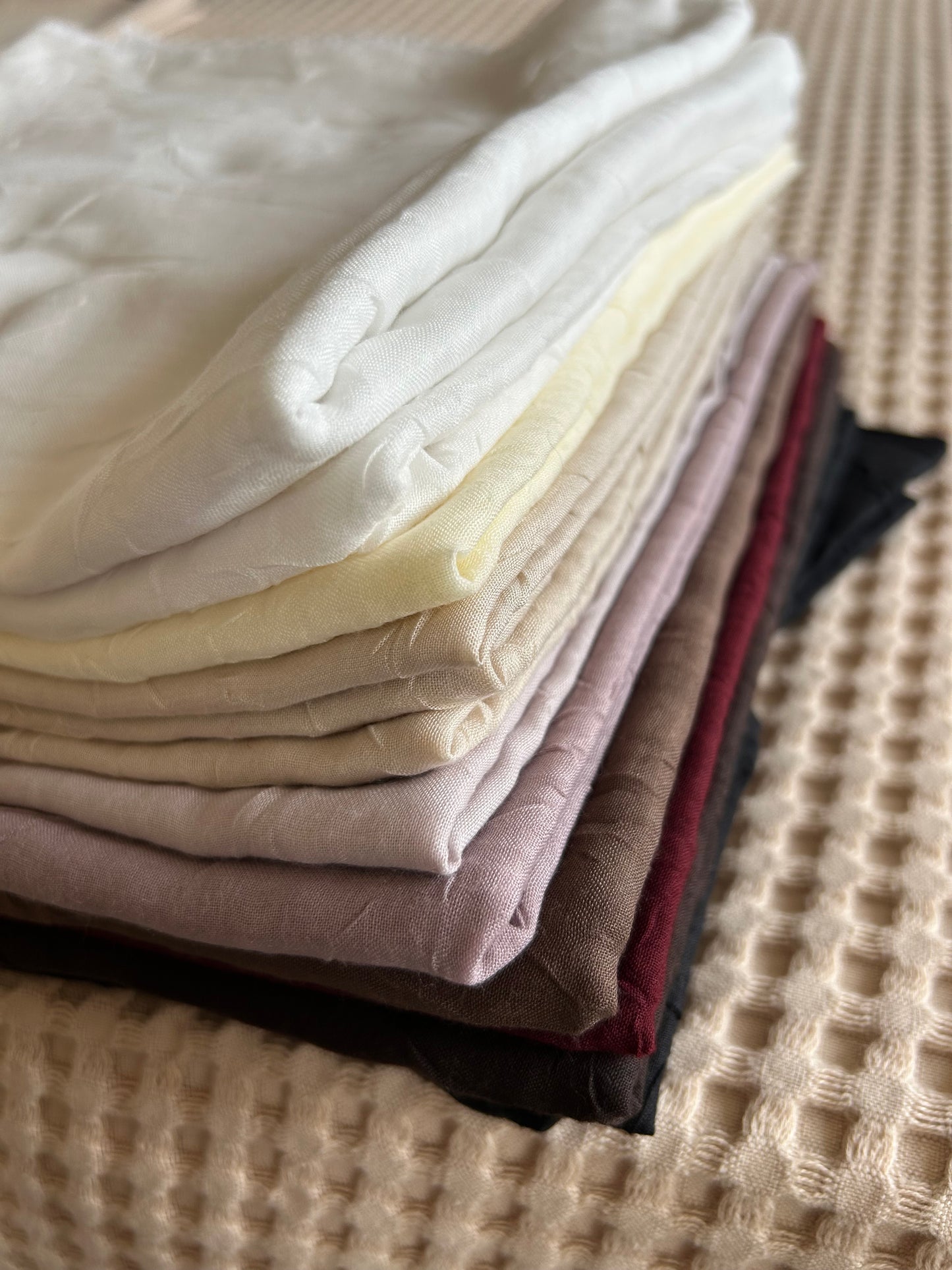 Hijabs froissés carrés