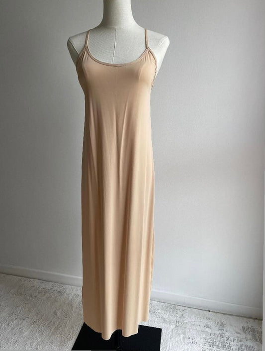 Sous robe à bretelles
