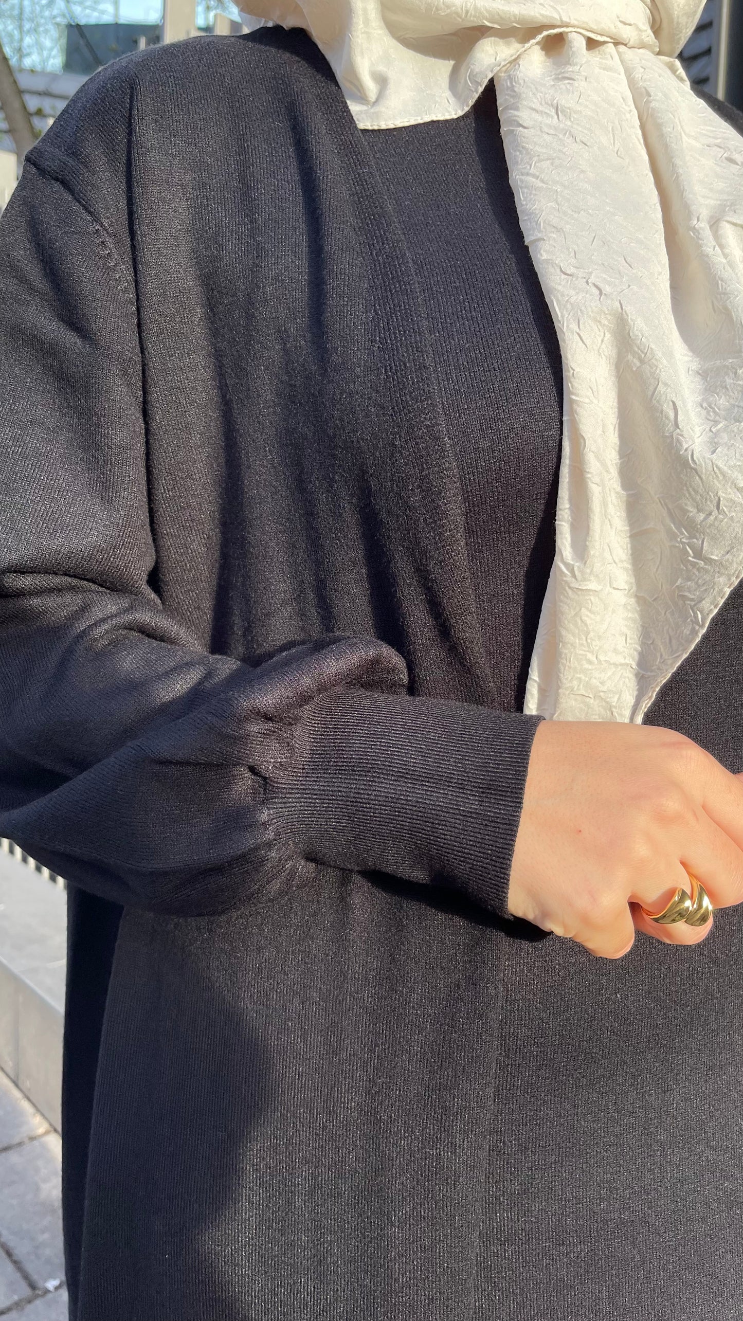 Ensemble en maille robe/gilet