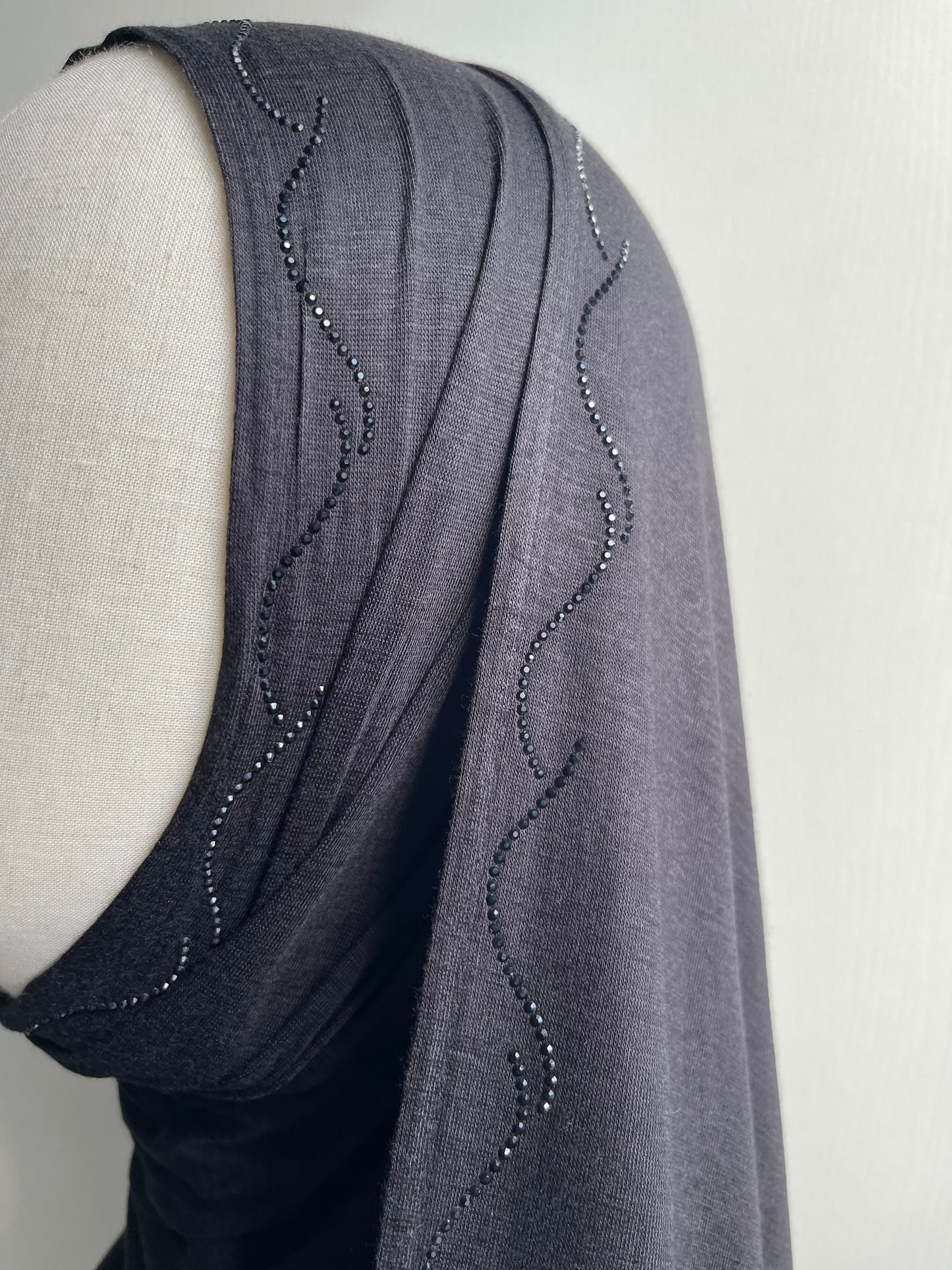 Hijabs en jersey strass