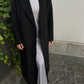 Long manteau à bouton