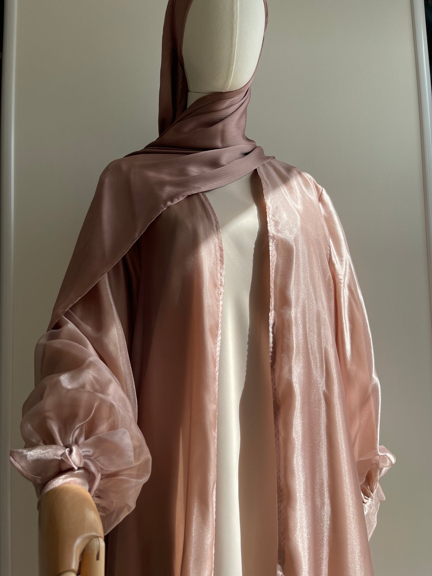 Kimono mousseline de soie rose