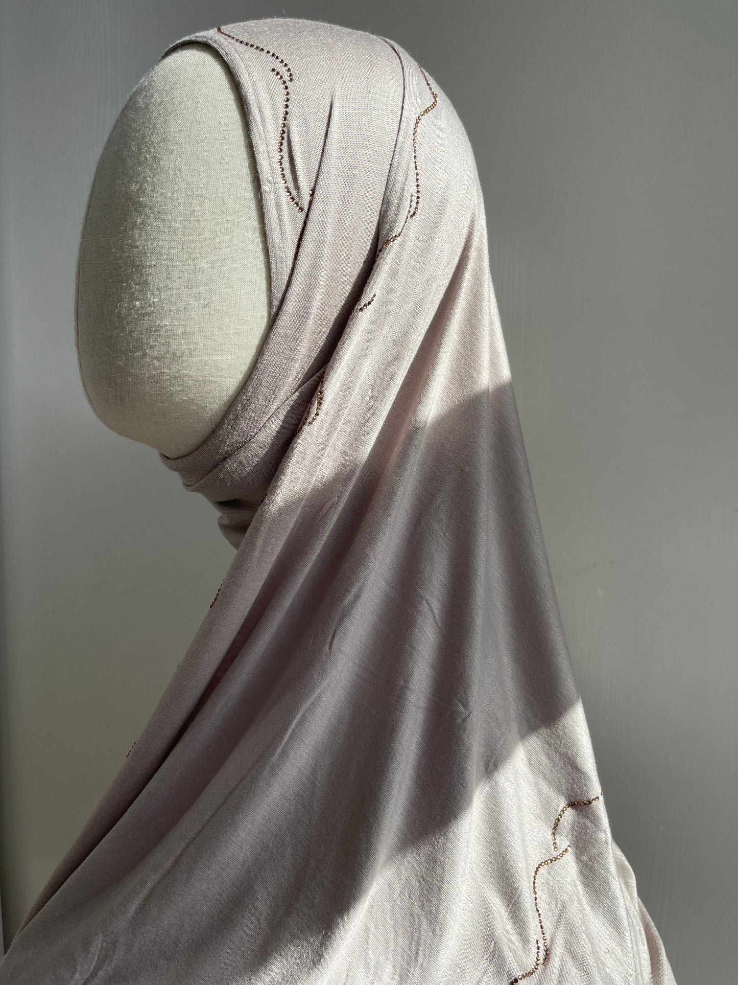 Hijabs en jersey strass