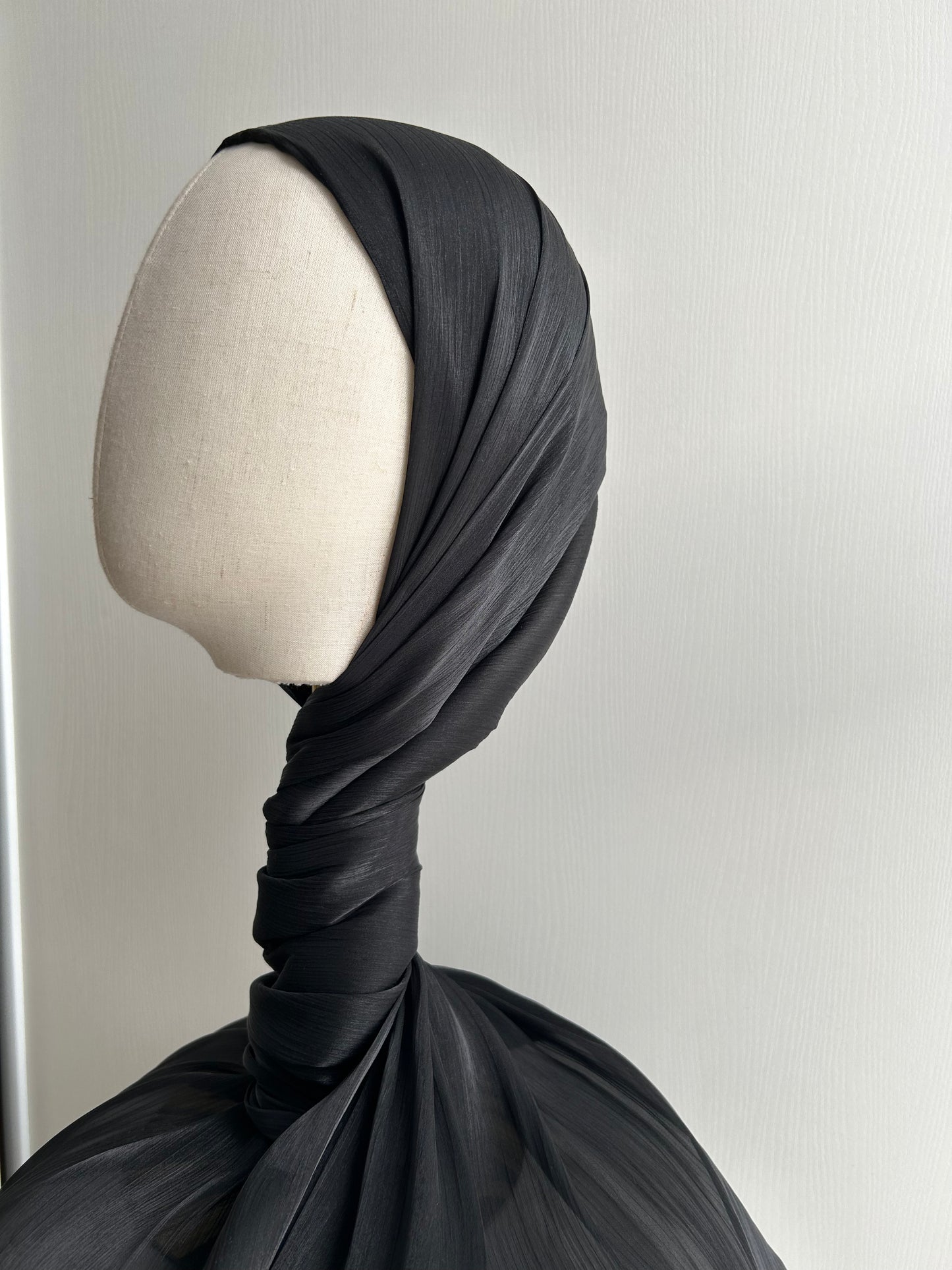Hijab Bonnet intégré Organza