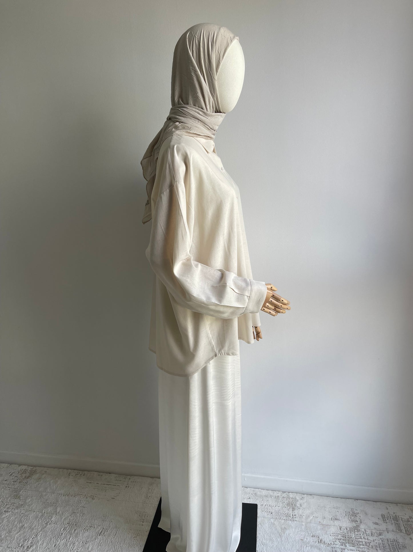 Chemise en lin mélangé