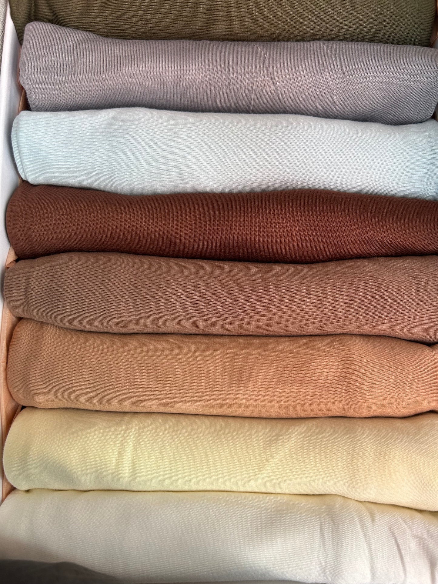 Foulard jersey pastel