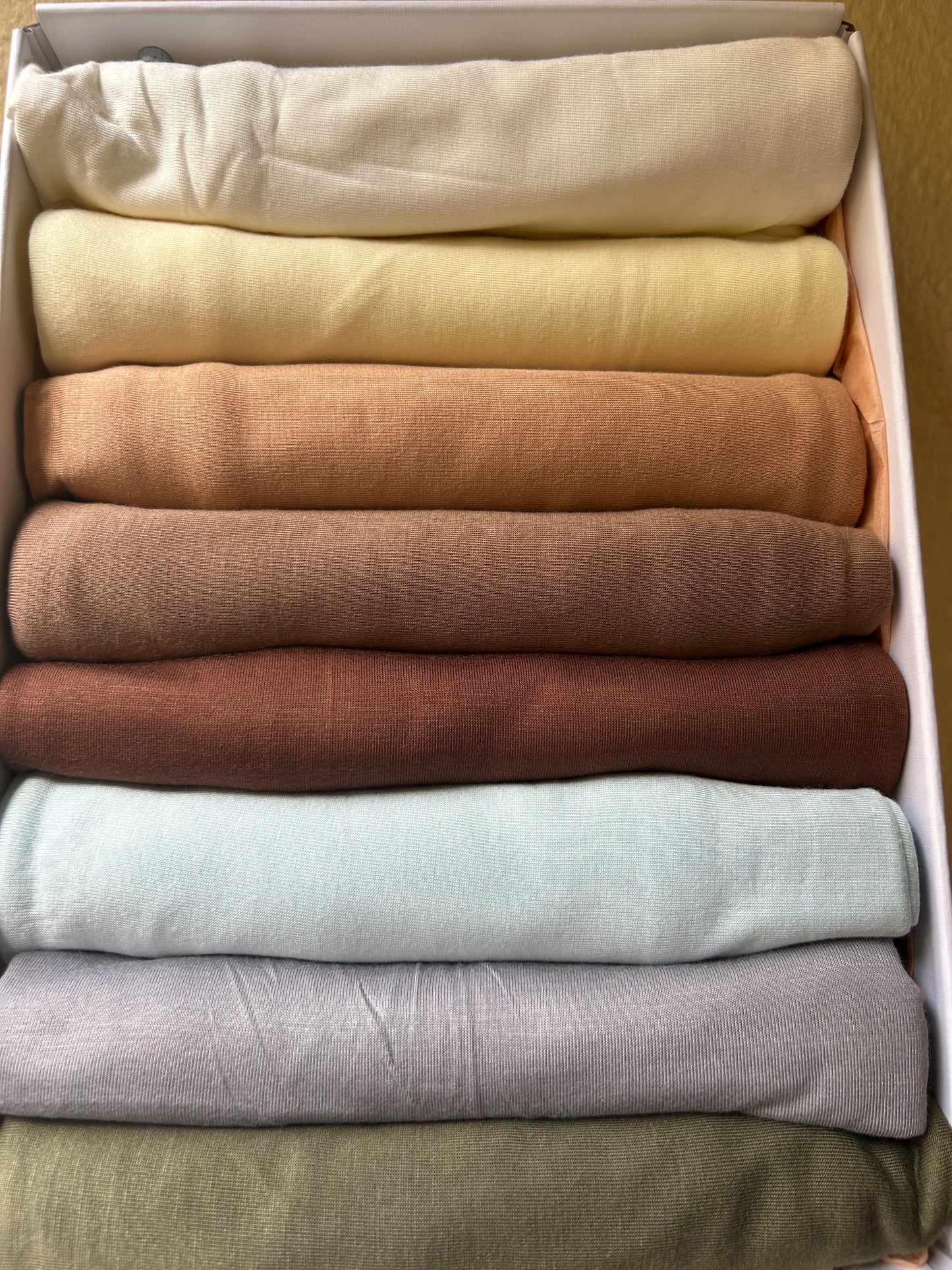 Foulard jersey pastel