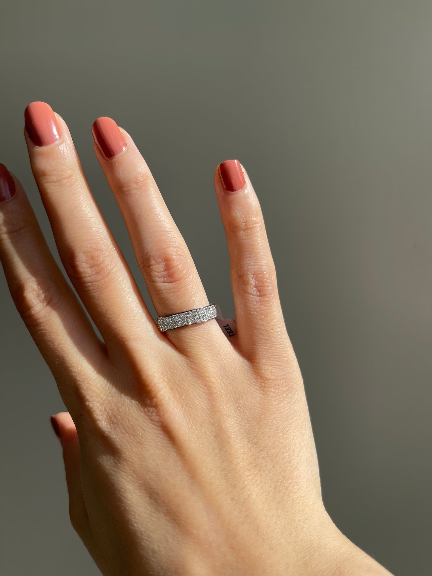 Bague carré argent