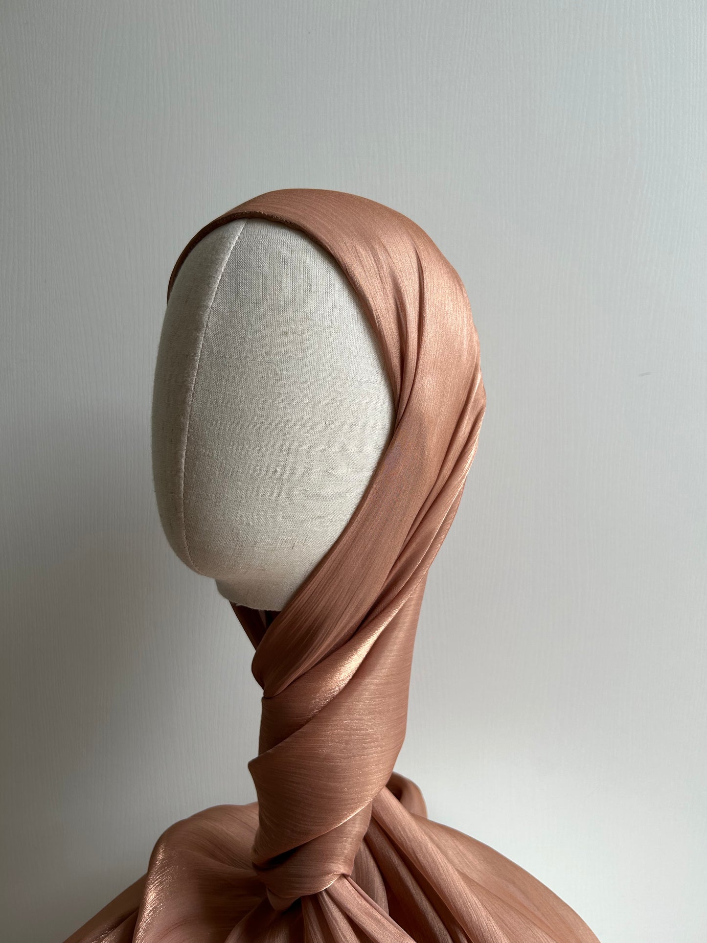 Hijab Bonnet intégré Organza