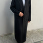 Long manteau à bouton