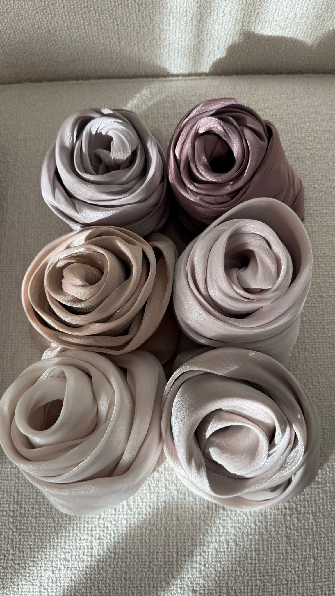 Hijab organza bonnet intégré