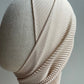 Hijabs mousseline plissé
