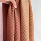 Hijabs mousseline plissé