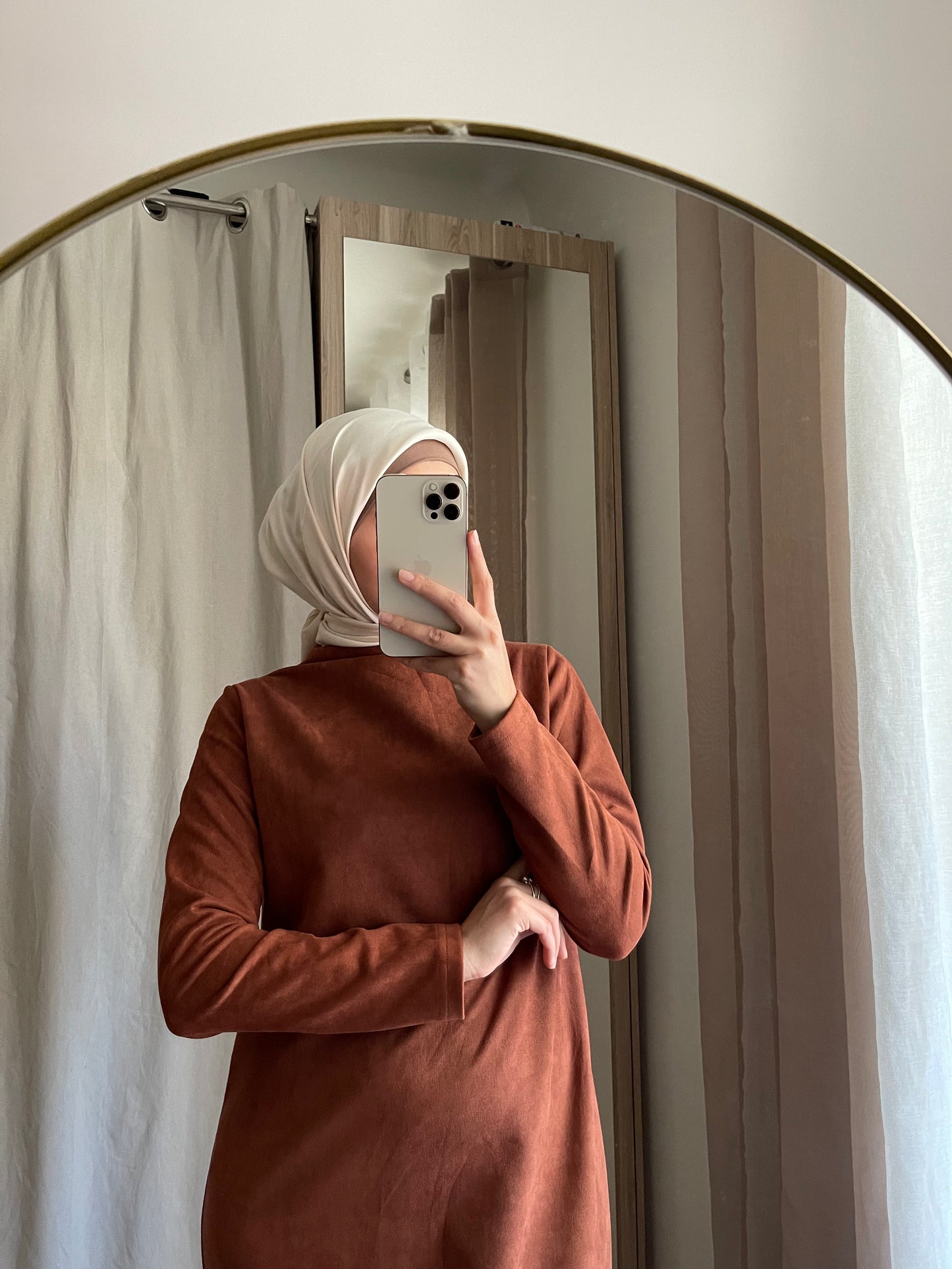 Hijab en satin carré