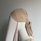 Hijab organza bonnet intégré