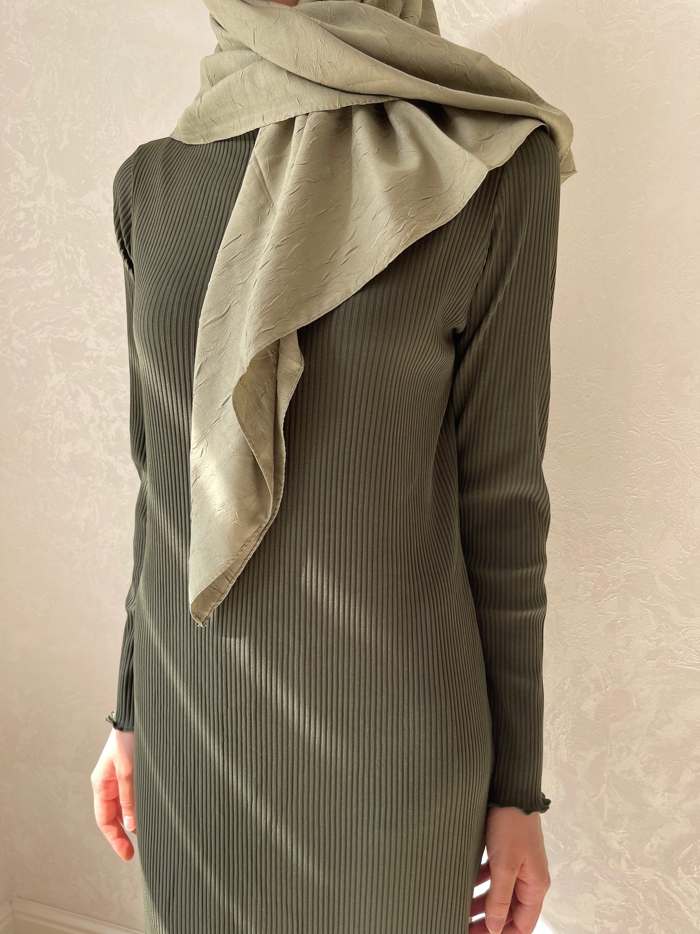 Hijabs froissés carrés