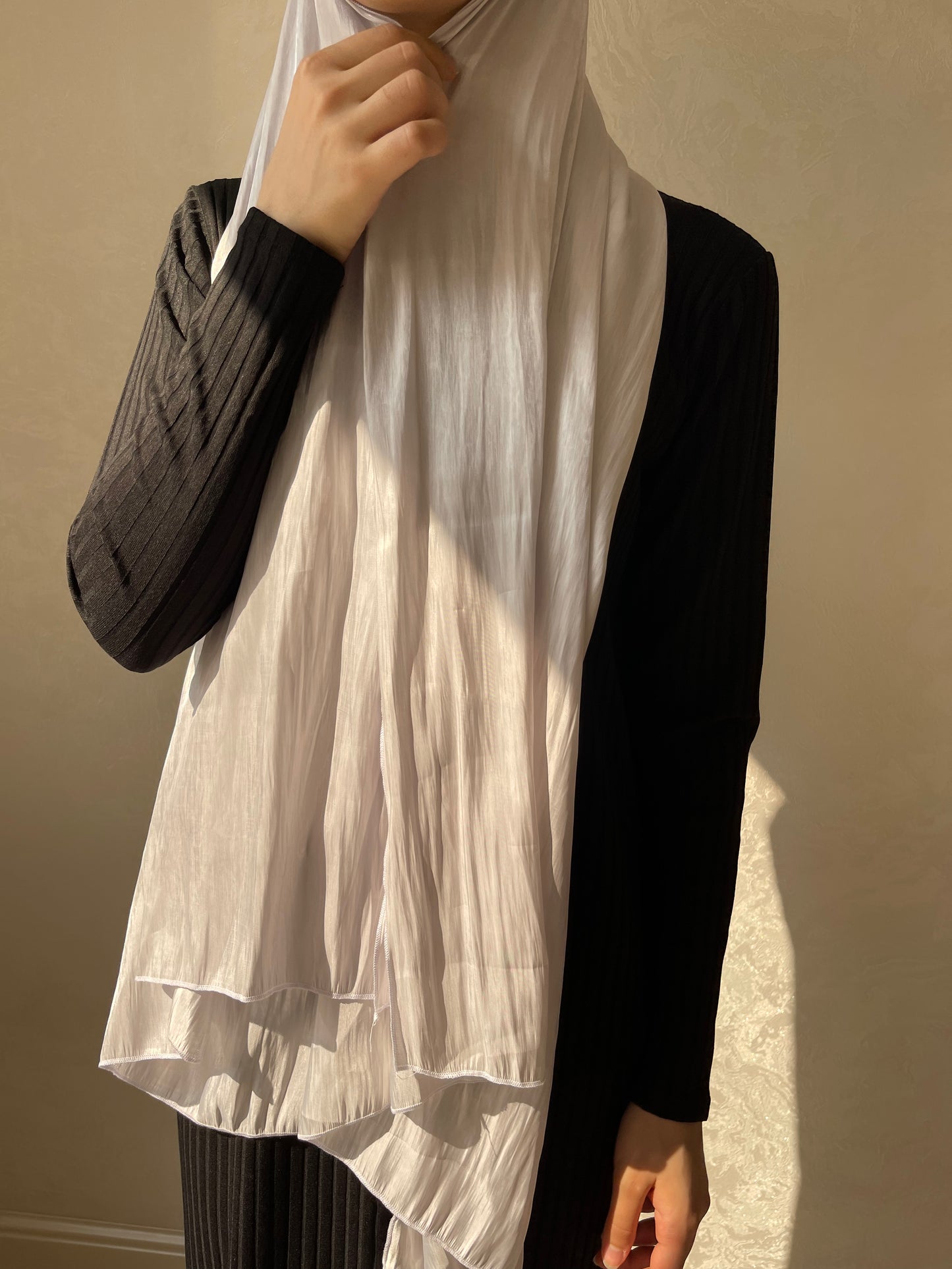 Hijab Bonnet intégré Organza