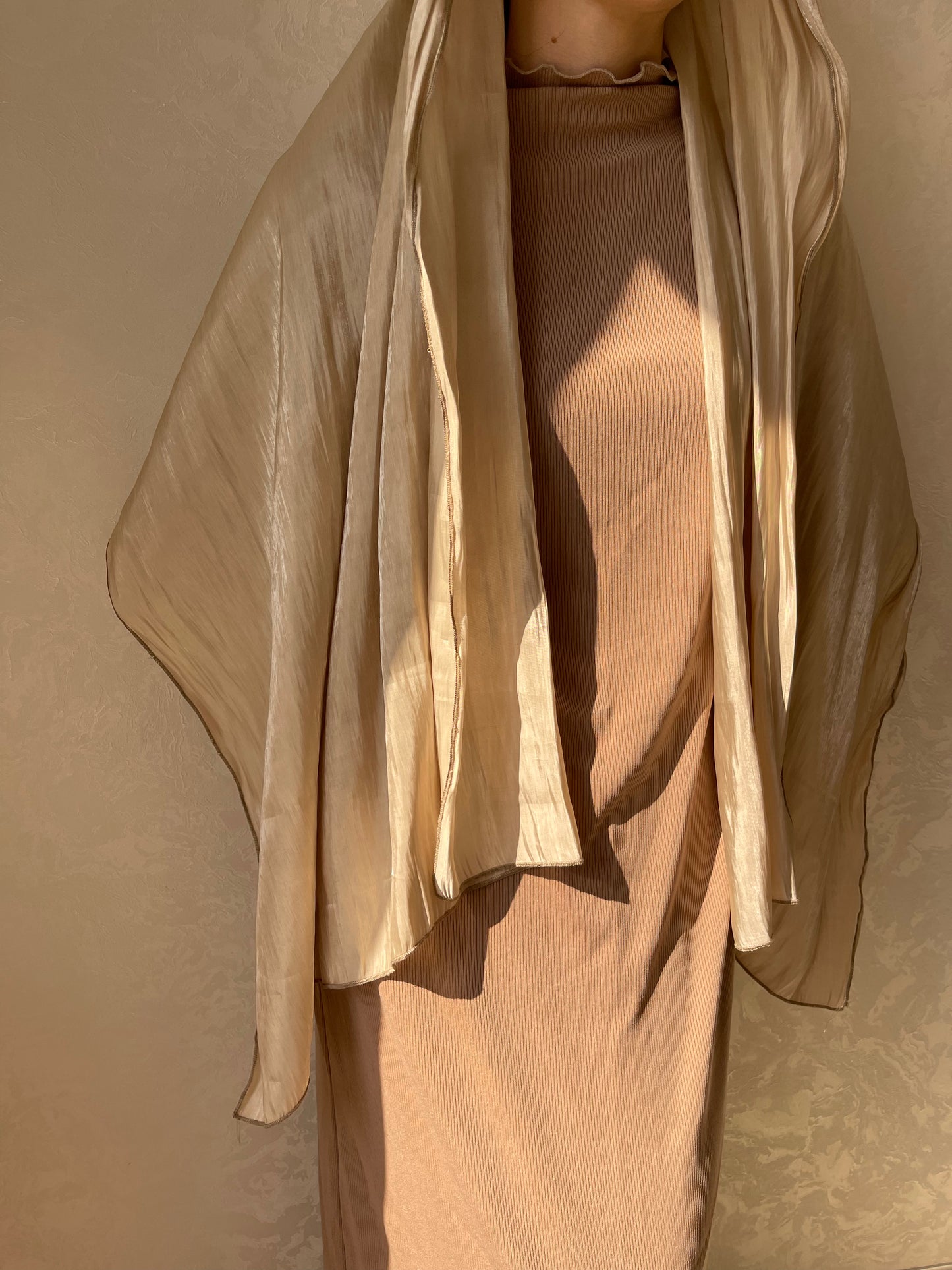 Hijab Bonnet intégré Organza