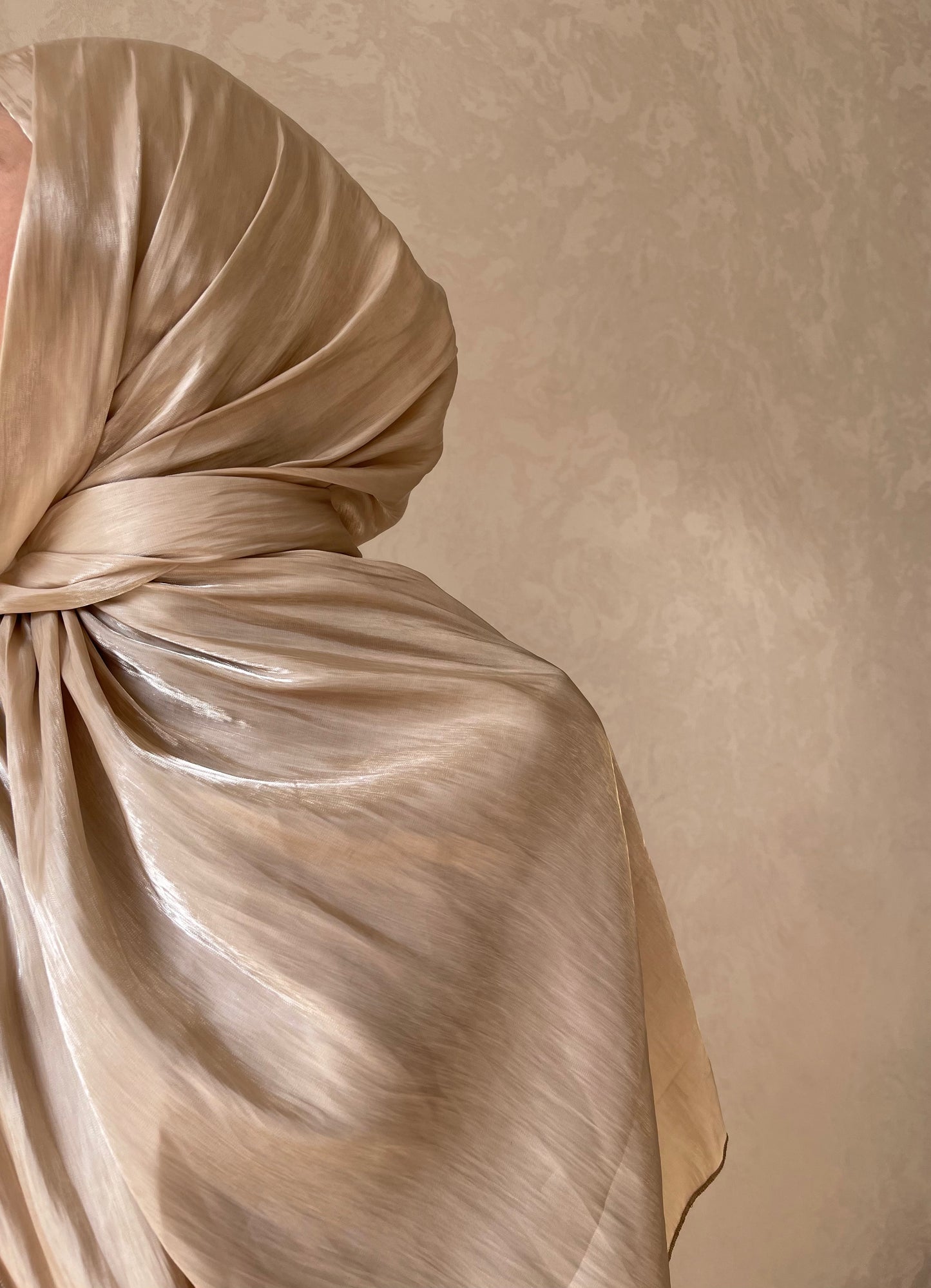 Hijab Bonnet intégré Organza