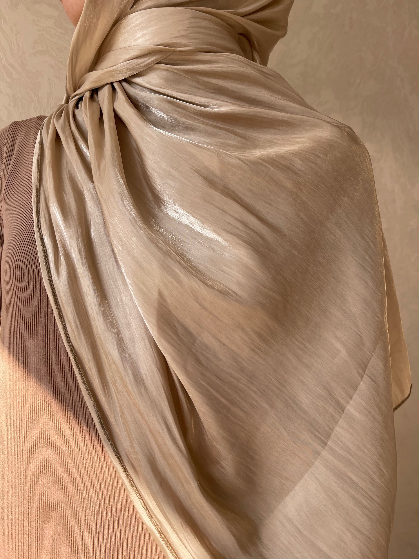 Hijab Bonnet intégré Organza