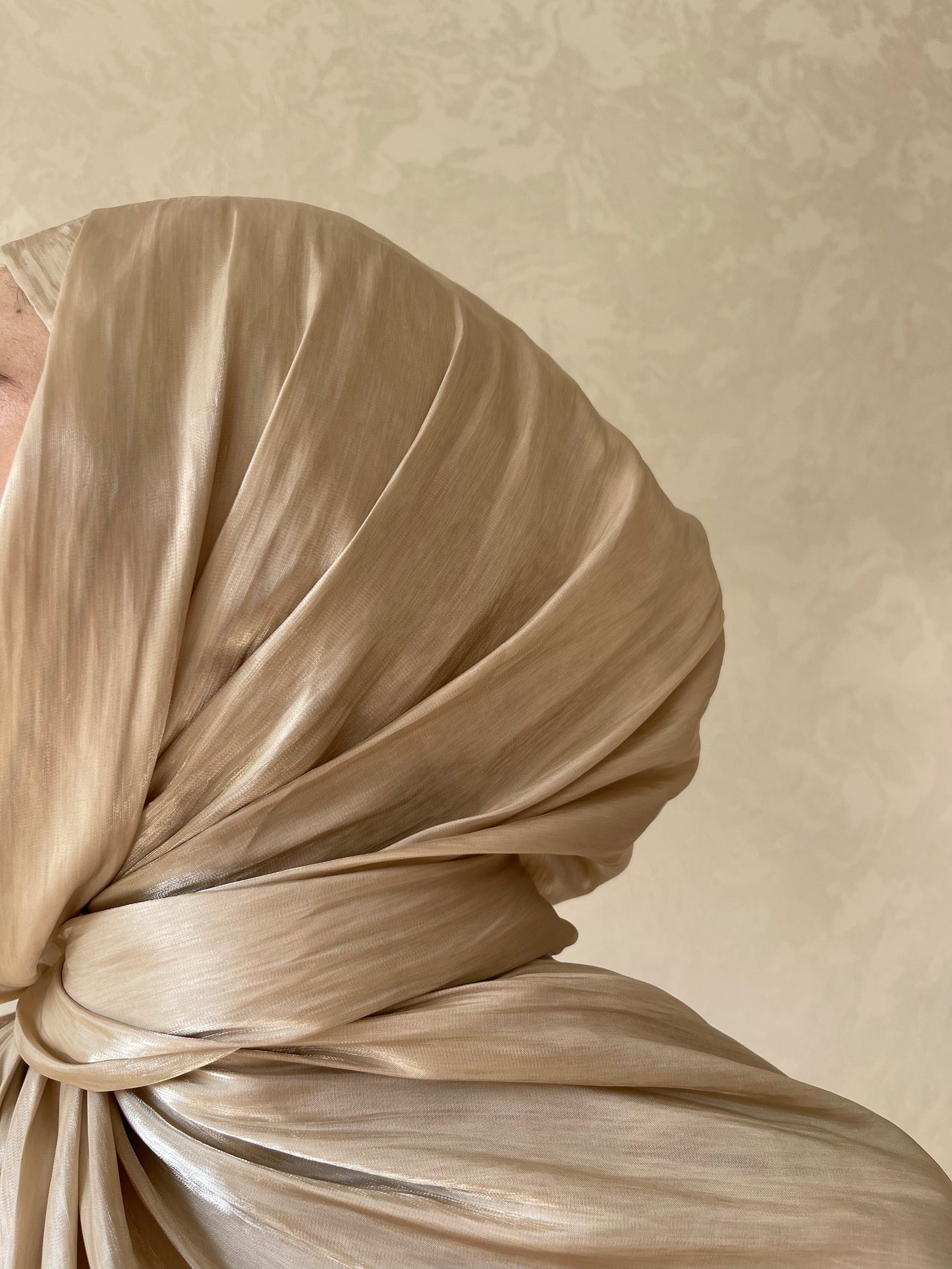 Hijab Bonnet intégré Organza