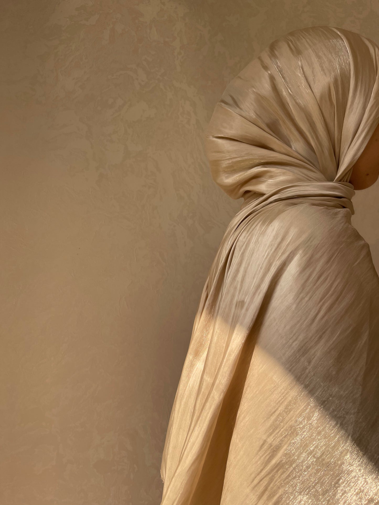 Hijab Bonnet intégré Organza