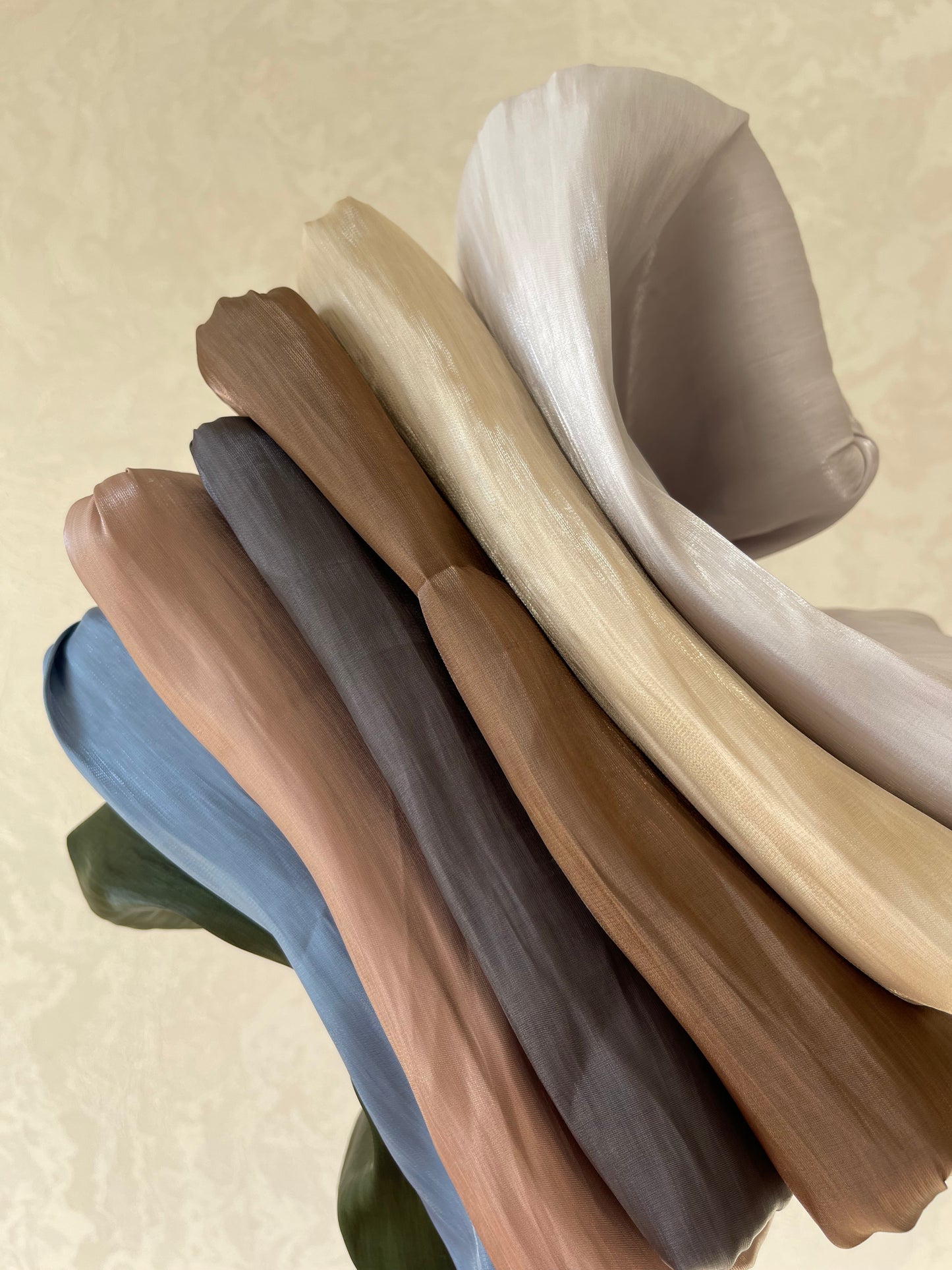 Hijab Bonnet intégré Organza