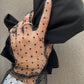 Gants en tulle